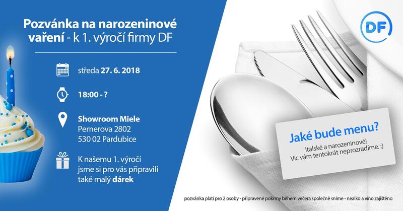 Pozvánka na narozeninové vaření